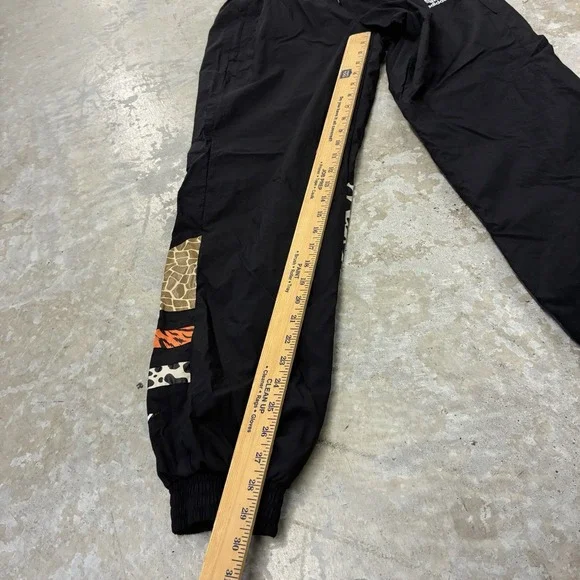 Adidas Atmos ATM Leopard Print Logo Track Pants Men's Small Black Trefoil GT7294 - Picture 10 of 16